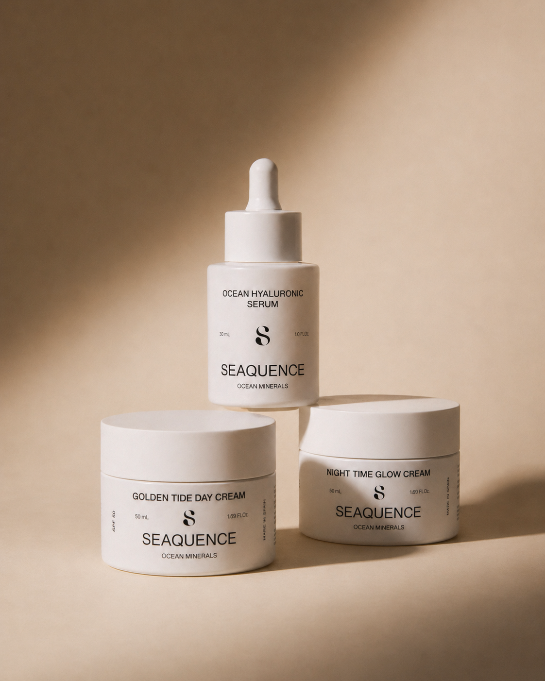 La rutina facial SEAQUENCE: regeneración, hidratación y protección con 71 minerales marinos